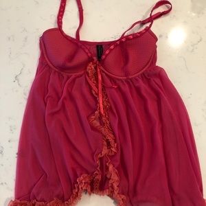 Hot pink Victoria’s Secret babydoll